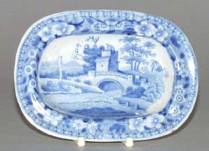 Toy Meat Dish or Platter c1840